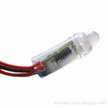 12mm Round DMX RGB Pixel LED, 5VDC, 120 Degree Viewing Angle